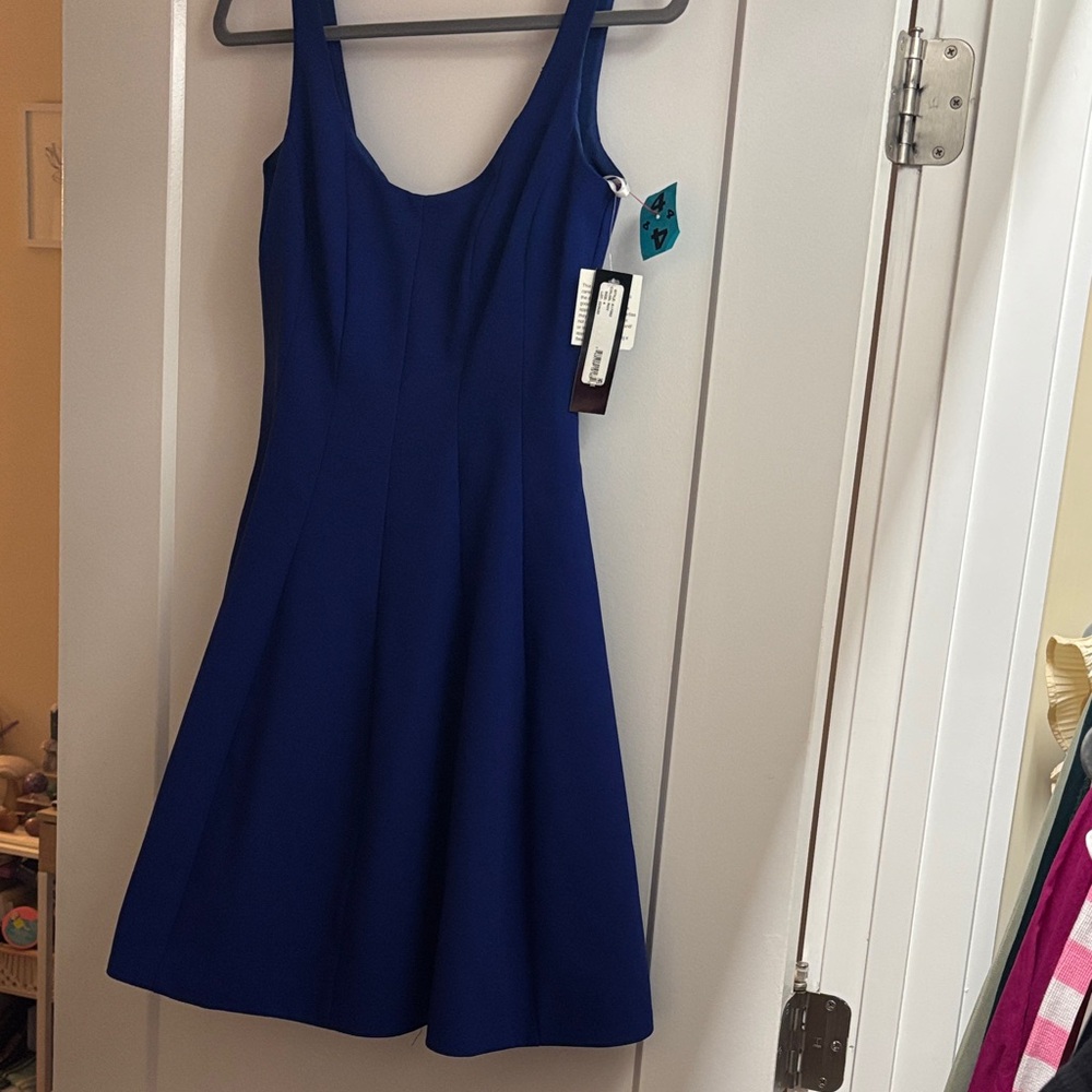 Betsy & Adam Royal Blue Mini Dress